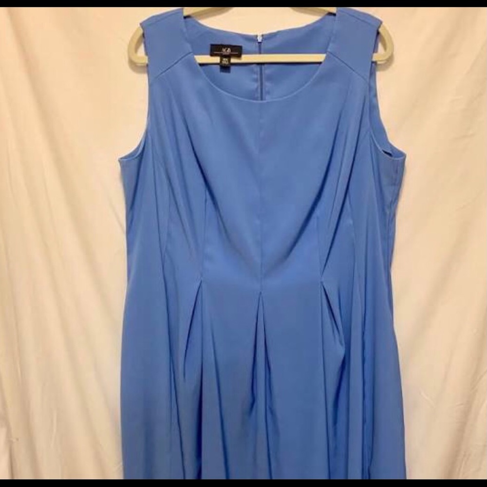 Worn once! Beautiful blue AGB sleeveless dress!